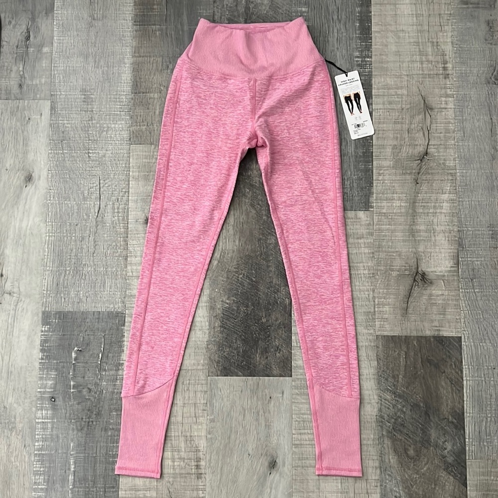 ALO High Waist Alosoft Lounge Legging in Parisian Pink Heather - XS